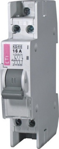 Переключатель 1-2 (замыкание-размыкание) KS 416 4p 16A | код 002421541 | ETI