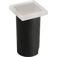 Светильник светодиодный ДВУ-1w 3000К IP67 квадрат белый матовый хром | код 40520 | Feron