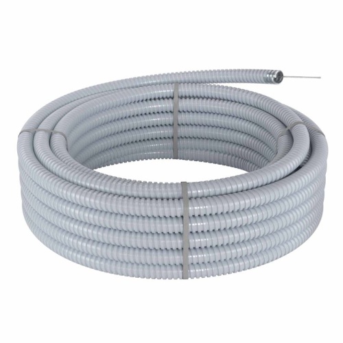 Металлорукав DN 50мм в герметичной ПВХ изоляции, Dвн 50,5 мм, Dнар 57,0, с протяжкой, 25 м, цвет серый | код 6071R-050P | DKC фото 3