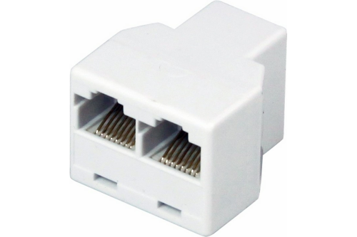 Двойник компьютерный RJ-45(8P-8C) (гнездо - 2 гнезда) | код 03-0103 | REXANT