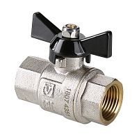 Кран шар. PERFECT, рукоятка бабочка 3/4" вн.-вн. | код. VT.317.N.05 | VALTEC