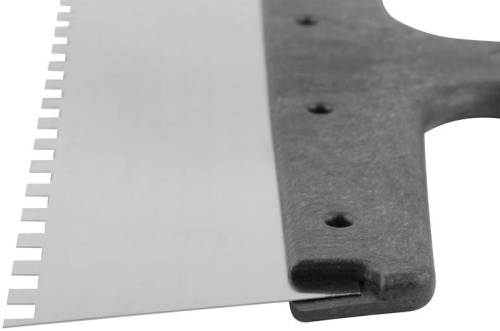 Шпатель фасадный зубчатый 250мм/зуб 6мм нерж. КУРС 06607 фото 6 Шпатель фасадный зубчатый 250мм/зуб 6мм нерж. КУРС 06607 фото 6