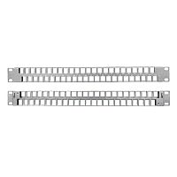 Модульная патч-панель 19 48 портов Flat Type 1U модулей KJ2C6A KJNE | код. 37884 | Hyperline