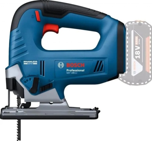 Лобзик Bosch GST 185-LI Соло 3500ходов/мин от аккумулятора | код 2031271 | BOSCH