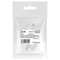 Угол внутренний для полукруглого кабель-канала 20х12мм белый IC-KK-20-12-FW 2шт/комплект | код Б0064975 | ЭРА