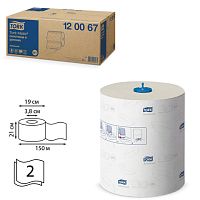 Полотенца бумажные рулонные TORK (Система H1) Matic, комплект 6 шт., Advanced, 150 м, 2-слойные, белые, 120067 | код 126501 | TORK