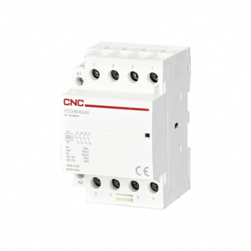 Модульный контактор YCCH6 40/40 40A 4P AC24В 4НО | код A033975 | CNC