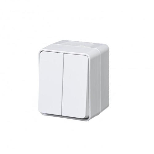 Выключатель 2-кл. ОП AtlasDesign Profi54 IP54 10AX бел. | код ATN540151 | Schneider Electric