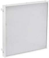 LIGHTING PRO Светильник светодиодный ДВО 2001 45Вт 4000К IP40 588х588мм Грильято призма | код LTP-DVO0-2001-45-40-K01 | IEK