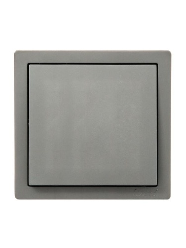 Выключатель 1-кл. ОП LETO платина LEZARD 752-3500-100 фото 2