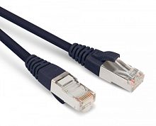 Патч-корд F/UTP экран. Cat.6 LSZH 3 м черный, Hyperline PC-LPM-STP-RJ45-RJ45-C6-3M-LSZH-BK | код 230364 | Hyperline