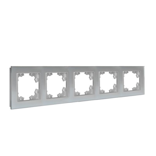 Рамка 5-м Афина стеклянная серебр. UNIVersal 2270 фото 2