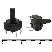 Тактовая кнопка пылевлагозащищенная RUICHI WS88125-250AH, 8х8х12.5 мм, OFF-ON (4Р), IP 67, 50 мА, 12 В, 100 мОм | код 81623 | Ruichi