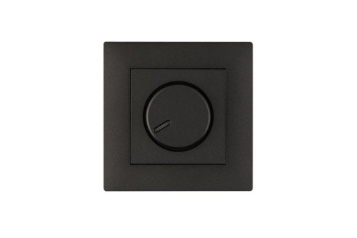 Розетка 1-м Karea RIZZ STAR без заземл. дым. металлик Makel 88050022