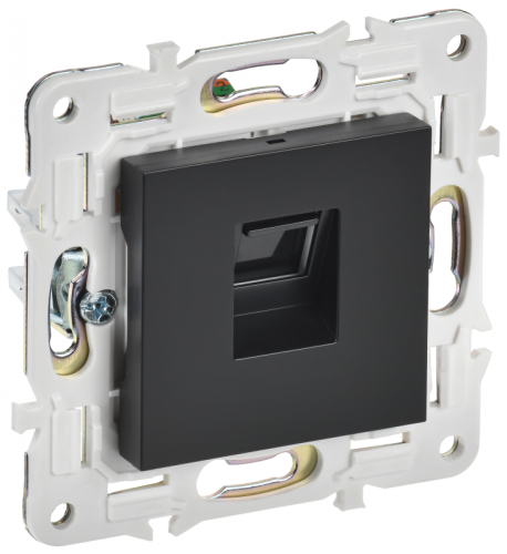 SKANDY Роз. комп. RJ45 кат.6 SK-K02Bl черн. IEK | код SK-K10-2-K02 | IEK