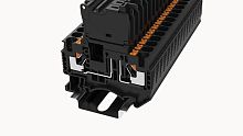DS4-HE-01P-15-00Z(H), Клемма PUSH-IN, 4 мм.кв., под предохранитель, оранжевый, шт | код 11040000977 | DEGSON