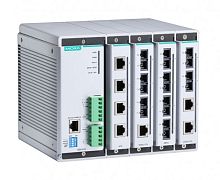 Шасси коммутатора EDS-616 Compact managed Ethernet switch, 4 slots for 4-port fast Ethernet, total up to 16 ports | код 00-06030249 | MOXA