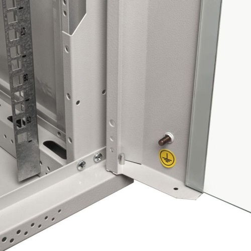 Шкаф настенный 12U 600х600х635мм стеклянная дверь RAL 7035 серый | код 04-1266-111 | REXANT фото 5