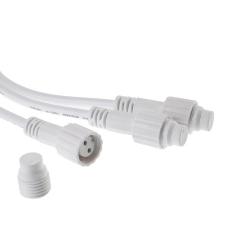 Разветвитель-Y для уличных гирлянд Professional (1 вход 3 выхода) бел. ПВХ Neon-Night 315-411 фото 4