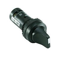 Переключатель C3SS2-10B-20 3-х позиционный черный 2НО без фиксации (черное декор. кольцо) C3SS2-10B-20 | код 1SFA619211R1026 | ABB