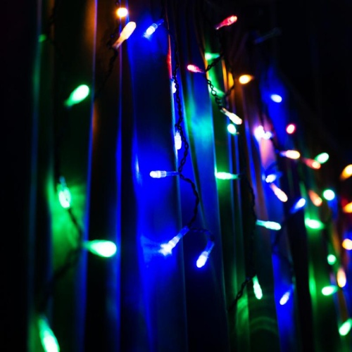 Гирлянда "Сосульки" RB-OIC100LSE-M-T-I4 100LED мульти. 2м внешняя соединяемая SHLights 4690601042033 фото 11