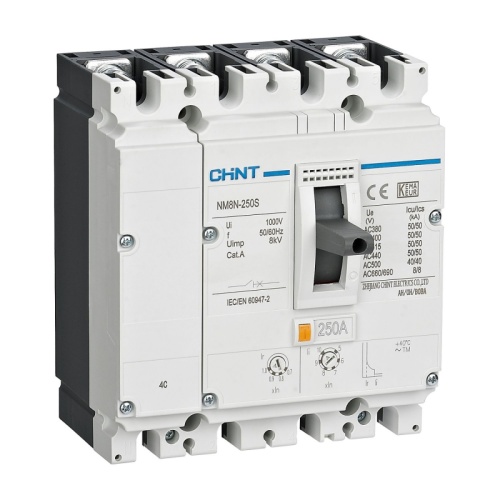 Авт. выкл. NM8NDC-800S TM 4P 630А 50кА с термомаг. расцепителем соответствует стандарту ROHS (CHINT) | код 273018 | CHINT