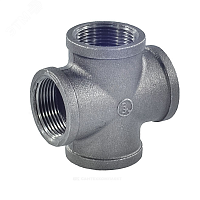 Крестовина чугунная Ду50 (2') ВВ | код 127-3628 | Fittex PLUS