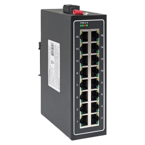 Промышленный неуправляемый коммутатор EKF TSX-100 16 портов 10/100 Мбит/с | код TSX-100-UN-16 | EKF фото 2