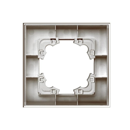 Афина рамка стеклянная одноместная, серебро (еврослот) | код 2266 | Universal фото 3