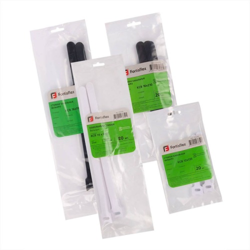 Стяжка-велькро КСВ 16х310 (черн) | код 59295 | КВТ Стяжка-велькро КСВ 16х310 (черн) | код 59295 | КВТ