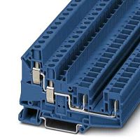 Проходные клеммы UT 6-QUATTRO/2P BU | код 3060571 | PHOENIX CONTACT