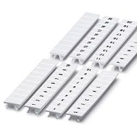 Маркировка для клемм, ширина 6 мм, L1,L2,L3,N,PE, вертикальная ориентация, 1шт.=полоса из 10 маркеров | код NUPUTUK-6-L1-PEV | DKC