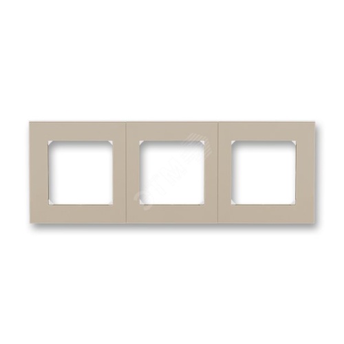 Рамка Levit 3 поста кофе макиато / белый | код 3901H-A05030 18W | ABB