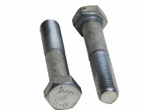 Болт ГОСТ 7798-70 М12х35 шестигранная голова полная резьба класс прочности 8.8 покрытие цинк ЭТМ