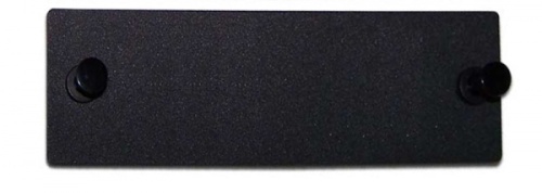 Панель лицевая (модуль) заглушка черная, Hyperline FO-FR-W140H42-BK | код 250388 | Hyperline