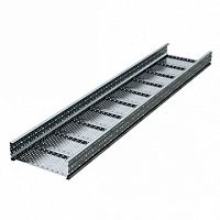 Лоток листовой 150х600, лонжерон 2 мм, L 3 м, цинк-ламель (упак. 3м) | код. USH356ZL | DKC