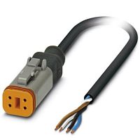 Кабель для датчика / исполнительного элемента SAC-4P- 3,0-PUR/DTFS | код 1415008 | PHOENIX CONTACT