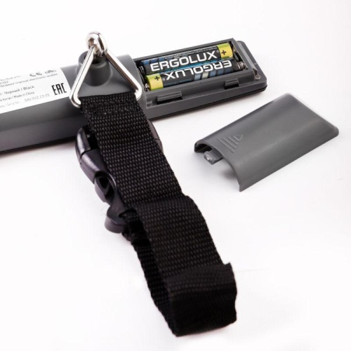 Весы ручные электронные ELX-SB04-C02 до 50кг безмен черн. Ergolux 15133 фото 3