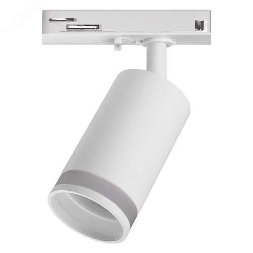 Светильник светодиодный трековый на шинопровод белый ДПО-50Вт под лампу GU10 IP20 PTR 1732 | код 5040205 | JazzWay