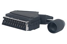 Разъем на кабель штекер SCART, пластик REXANT | код 17-1001 | REXANT