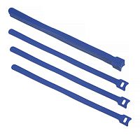 Cabeus CLAMP-310-BL Хомут для кабеля, липучка с мягкой застежкой, 310x14 мм, синий (10 шт.) | код 9370c | Cabeus