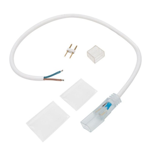 Коннектор с проводом для двухстороннего неона 8х16мм | код 134-051 | Neon-Night