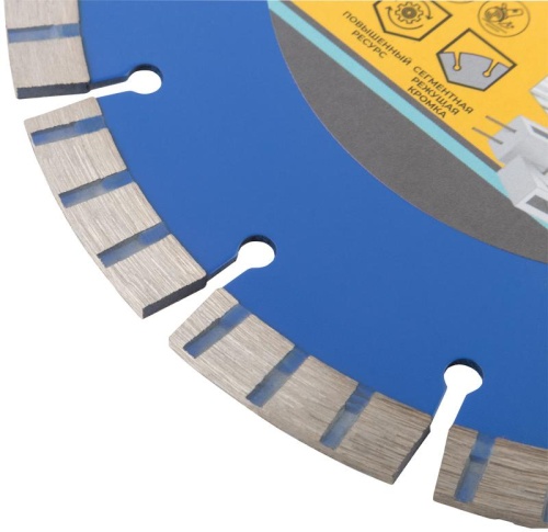 Диск отрезной алмазный турбо-сегментный, 180X2.5-2.6X10X22.2 мм | код 37224М | FIT фото 5