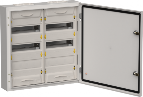 TITAN 5 Корпус мет. ЩРн-72 (2х36) 585х570х140 IP54 сер IEK | код TI5-50-N-2X036-54-7035 | IEK