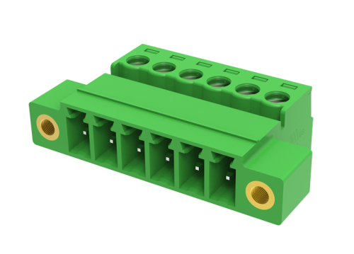 MC-PB3.81H13C-F Разъём штекерный MC, шаг 3.81мм,13 конт., фланц.,зел., шт | код MC-PB3.81H13C-F | SUPU