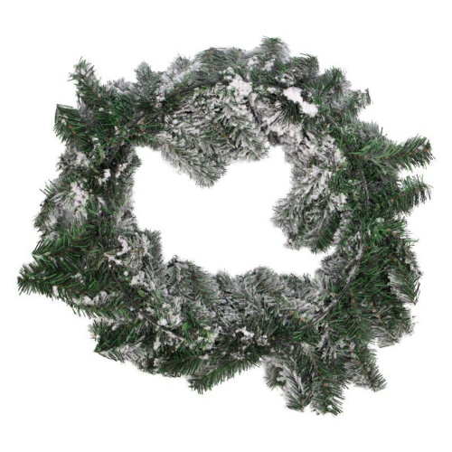 Венок еловый заснеженный d60см IP44 ПВХ Neon-Night 307-148 фото 5