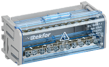 TEKFOR Шины на DIN-рейку (кросс-модуль) ШНК 2х11 L+PEN IEK | код TF-DN10-2-11-050 | IEK