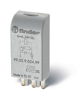 Модуль индикации и защиты LED + диод ( + A1) 6...24В DC зел. | Код. 9902902499 | Finder