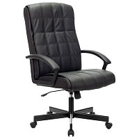 Кресло офисное BRABIX Quadro EX-524, компактная упаковка, экокожа, черное | код 532104 | BRABIX