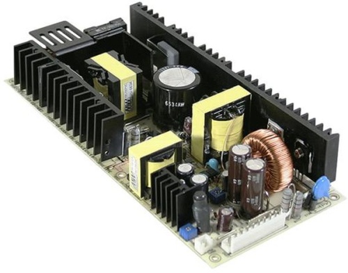 Источник питания AC-DC, 250Вт, вход 90...264В АС 47...63Гц/127...370В DC, выходы изолированные: 24В/9,4А (пиковый 16,7А), подстройка 21,6...26,4В, 5В/5А, подстройка 4,75...5,25В, изоляция 3000В АС, открытая плата 222х95х40мм, -20…+70С | код PID-250B